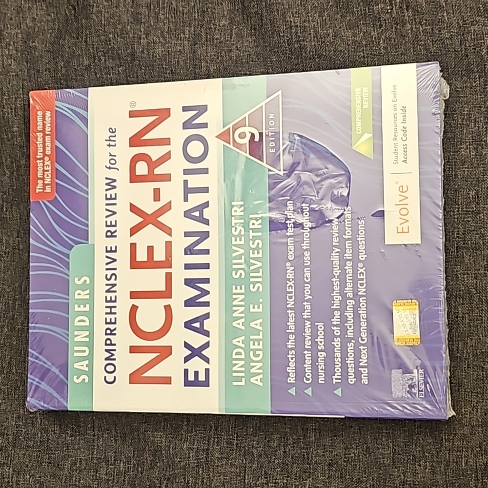 New in wrapper Saunders Comprehensive Review for the NCLEX-RN Examination. 9th